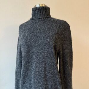 Mens Express Wool Blend Turtleneck Sweater, Size Small
